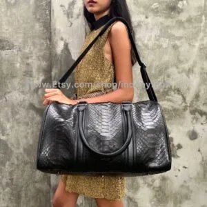 Best Travel Bags Black from Indo Python Store