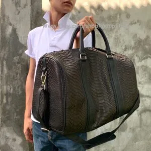 Indopython Black Duffel Bag