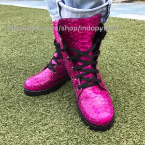snakeskin boots