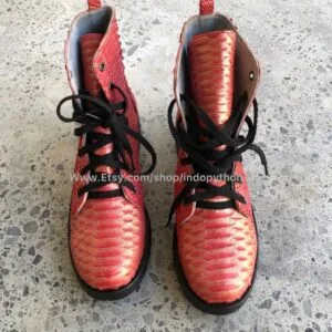 Indopython Red Python Boots