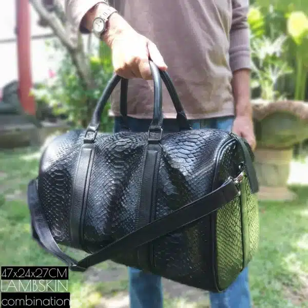 Indopython Snakeskin Travel Bag