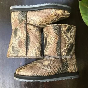 Indopython Beige Winter Boots