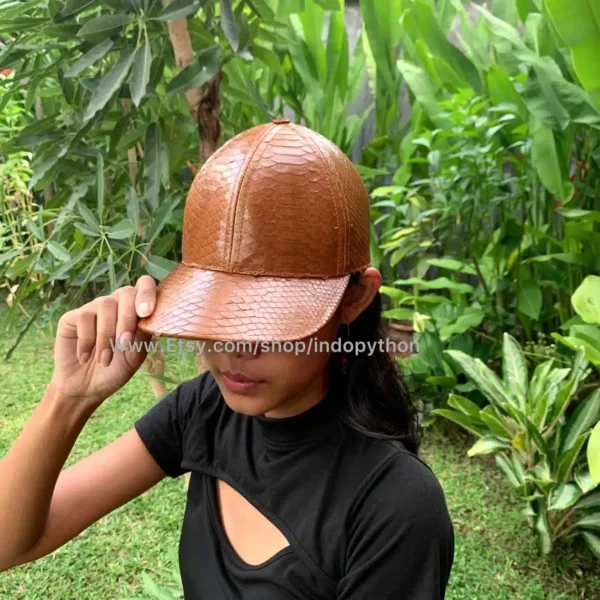 Brown Python Hat - Image 3