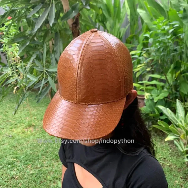 Brown Python Hat - Image 4