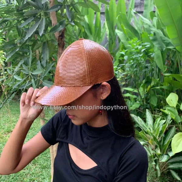 Brown Python Hat - Image 5