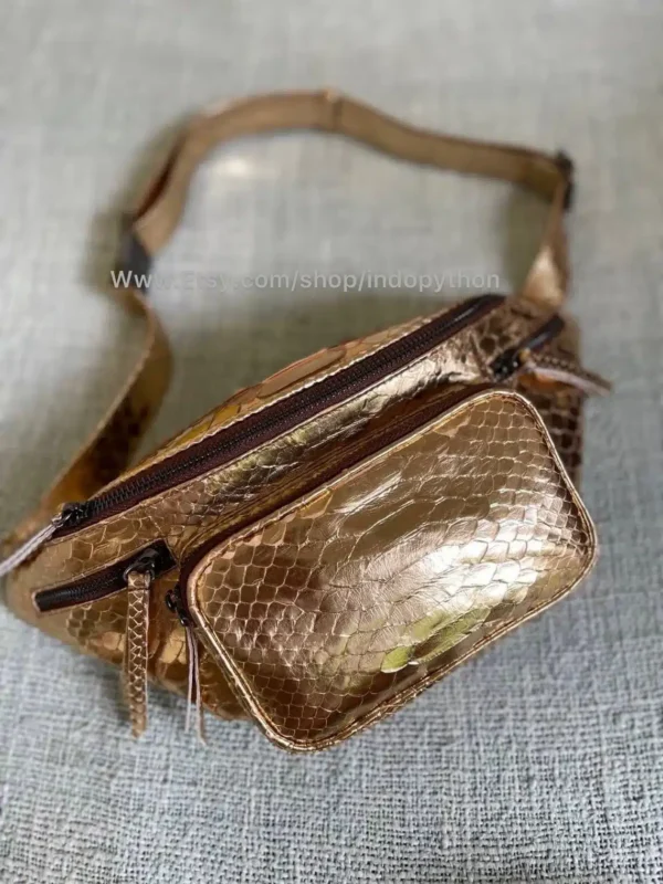 Gold Waist Bag from Indo Python Store