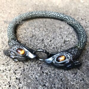 Indopython Gray Stingray Labradorite Bracelet