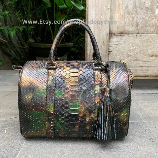 Green Multicolor Speedy Bag