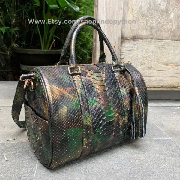 Green Multicolor Speedy Bag