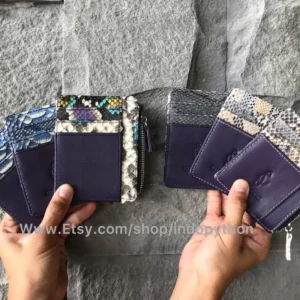 Indopython Multicolor Snakeskin Leather Wallet