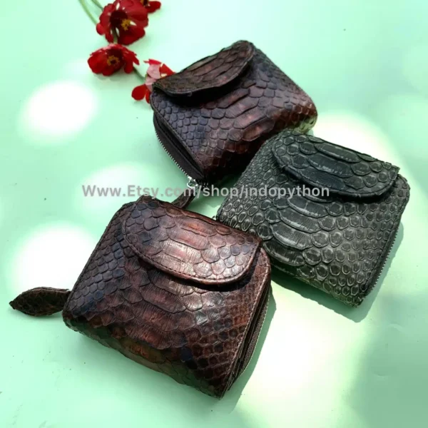 Indopython Small Snakeskin Wallet