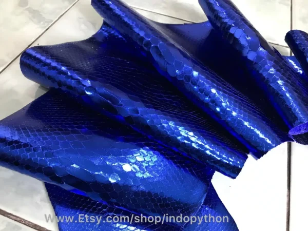 Indopython Metallic Blue Snakeskin