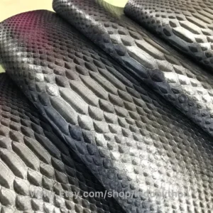 Indopython Metallic Gray Snakeskin