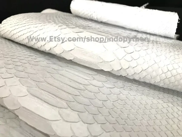 Indopython White Mat Snakeskin