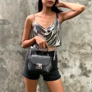 Black Sling Bag from Indo Python Store
