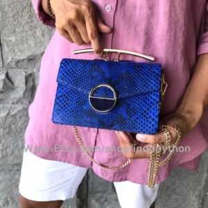 Blue Small Bag from Indo Python Store