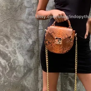 Brown purse from Indo Python Store
