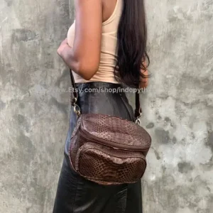 Brown Sling Bag from Indo Python Store