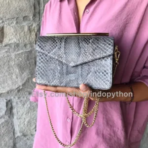 Gray Small Bag from Indo Python Store