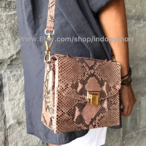 Pale Pink Small Bag from Indo Python Store