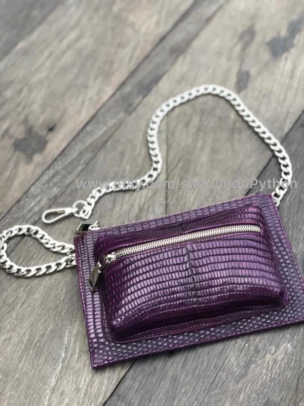 Purple small purse from Indo Python Store