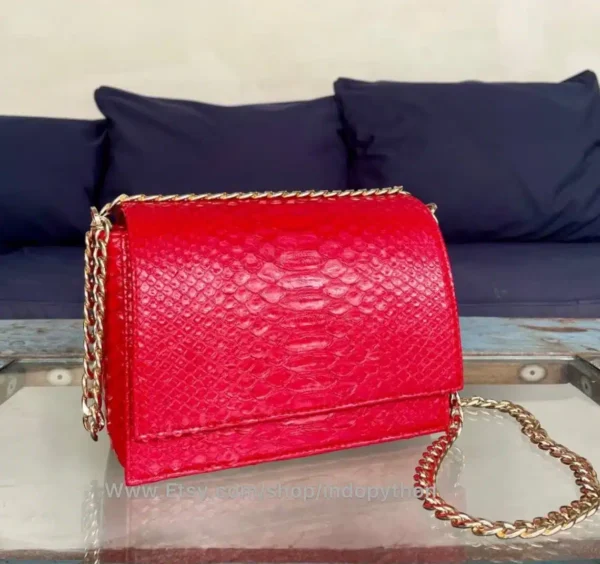 Red Shoulder Bag from Indo Python Store