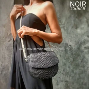 Black Premium Small Bag from Indo Python Store