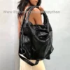 Black Snakeskin Hobo - Image 9