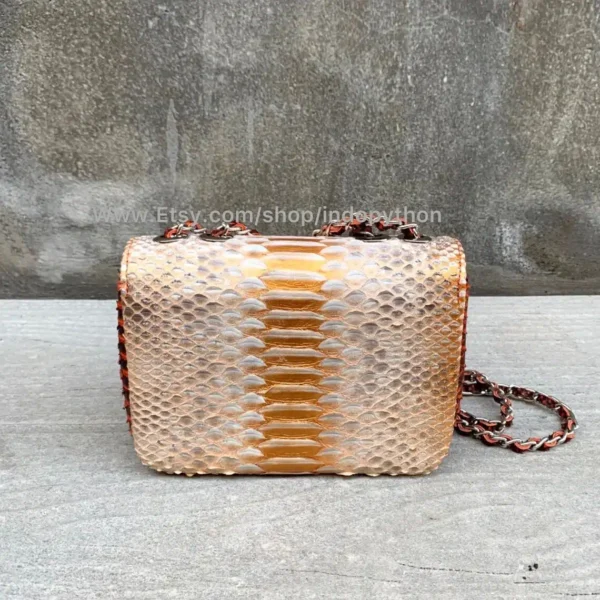 Brown Beige Small Bag - Image 9