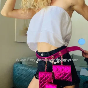 Fuchsia Waistbag from Indo Python Store