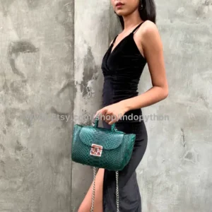 Green Small Bag from Indo Python Store