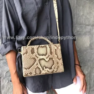 Natural Beige Small Bag from Indo Python Store
