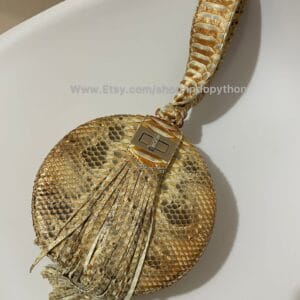 Natural Python Sling Bag