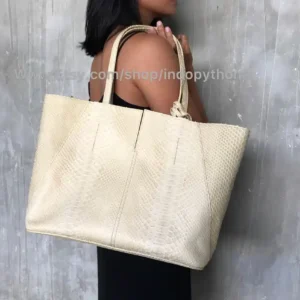 Beige Tote Bag