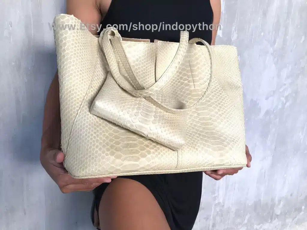 Beige Tote Bag