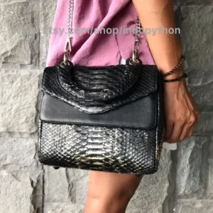 Black And Gold Medium Bag