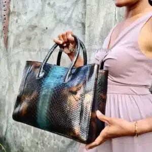 Black Green Tote Bag