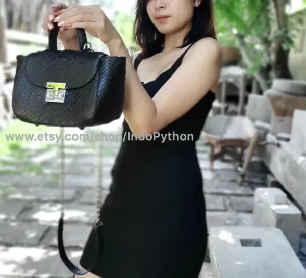 Black Medium Handbag