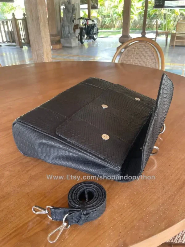 Black Square Medium Bag