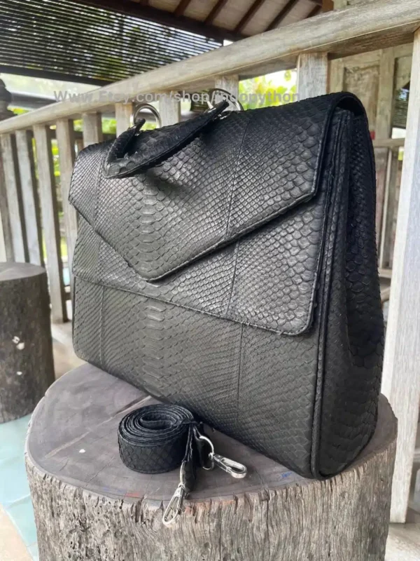 Black Square Medium Bag