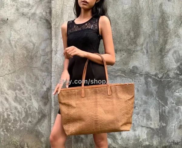 Camel Tote Bag