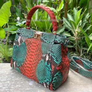 Green And Red Medium Bag