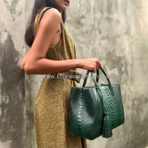 Green Tote Bag