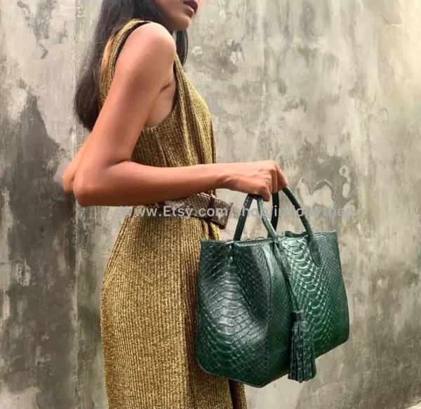 Green Tote Bag