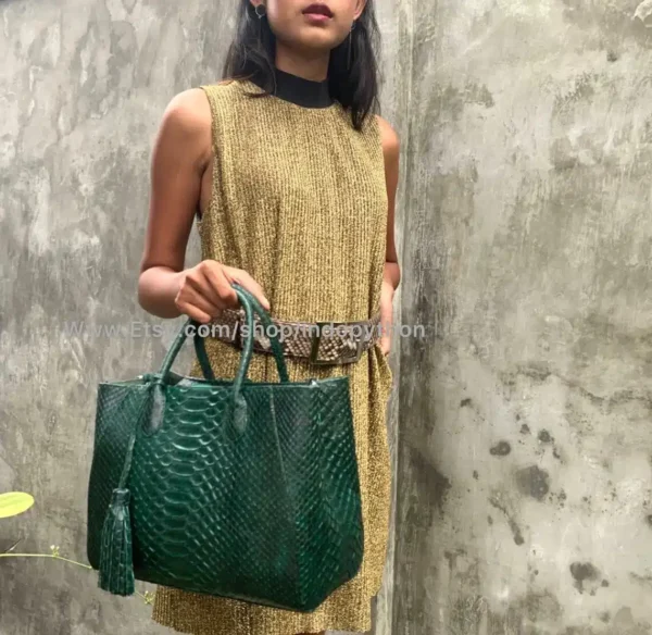 Green Tote Bag