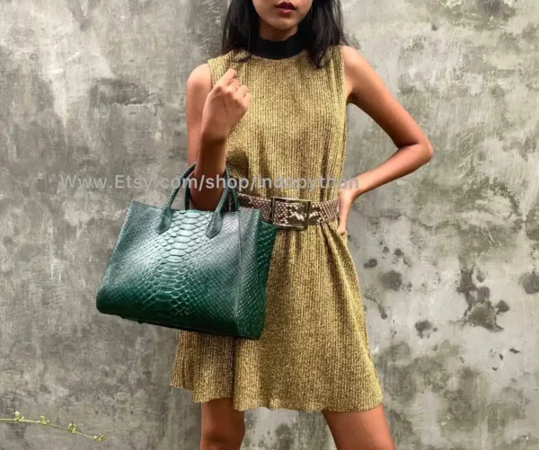 Green Tote Bag