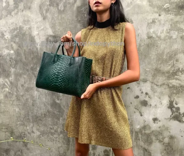 Green Tote Bag