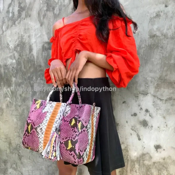 Pink Gold Multicolor Tote Bag