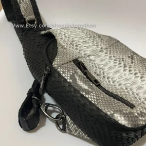 Black and white crossbody