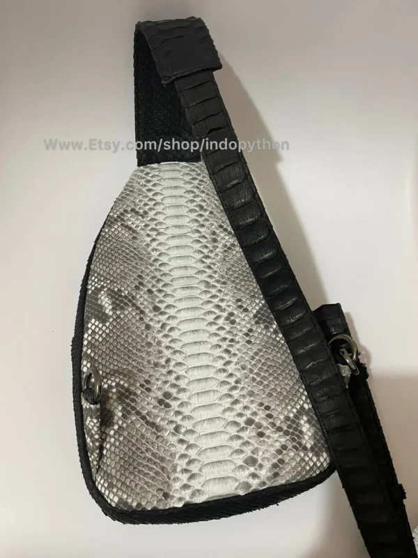 Black and white crossbody